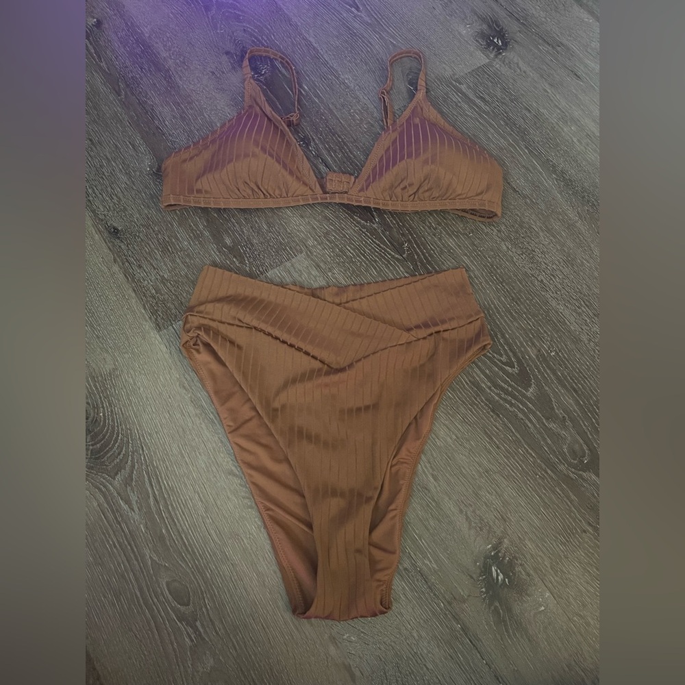 Aerie crossover Ribbed bikini